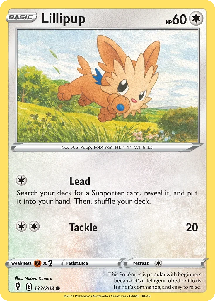 133/203 from Evolving Skies Common Pokemon Card