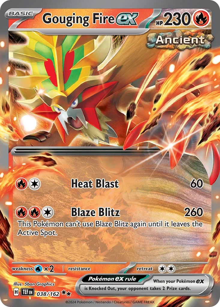 038/162 from Temporal Forces Card List Double Rare Pokemon Card