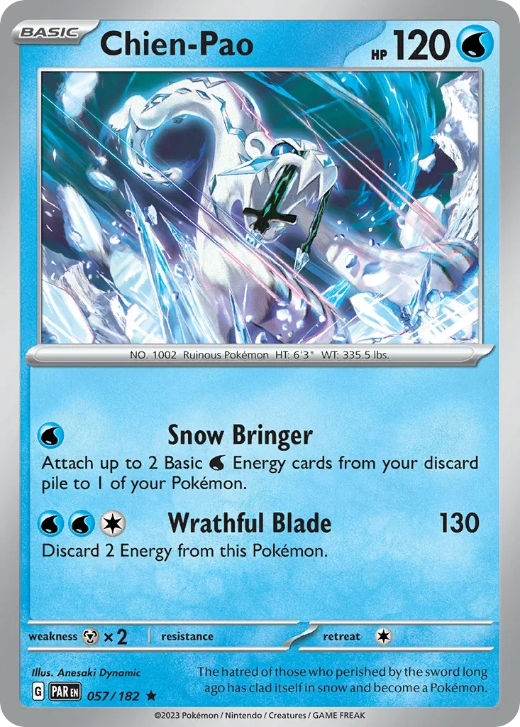 057/182 from Paradox Rift Rare Pokemon Card