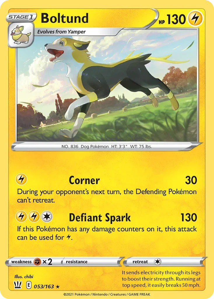 053/163 from Battle Styles Rare Pokemon Card