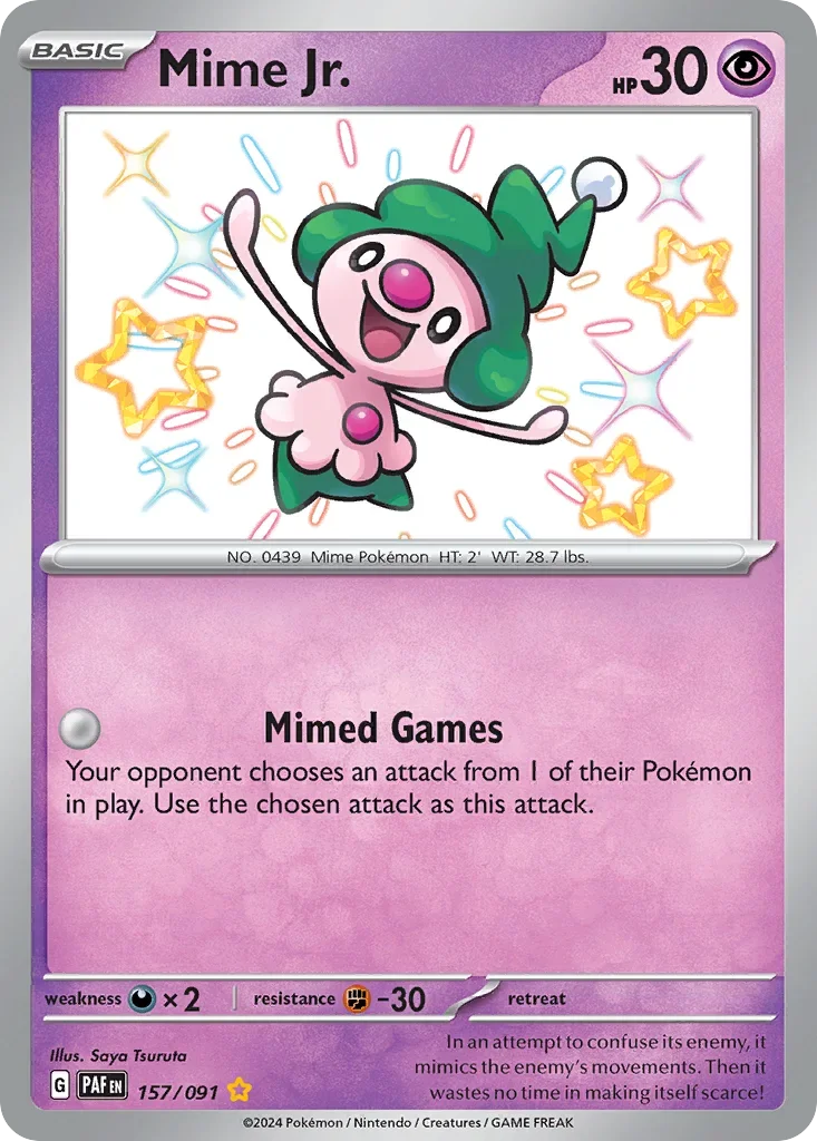 157/091 from Paldean Fates Shiny Rare Pokemon Card