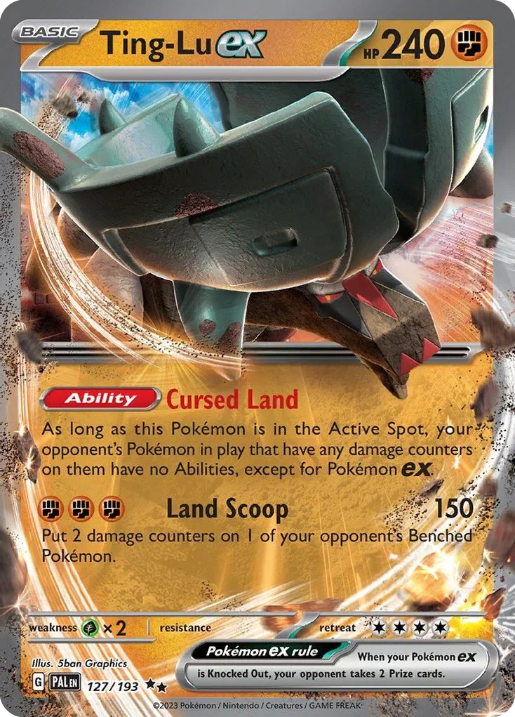 127/193 from Paldea Evolved Double Rare Pokemon Card