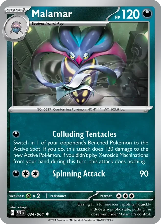 034/064 from Shrouded Fable Card List Uncommon Pokemon Card