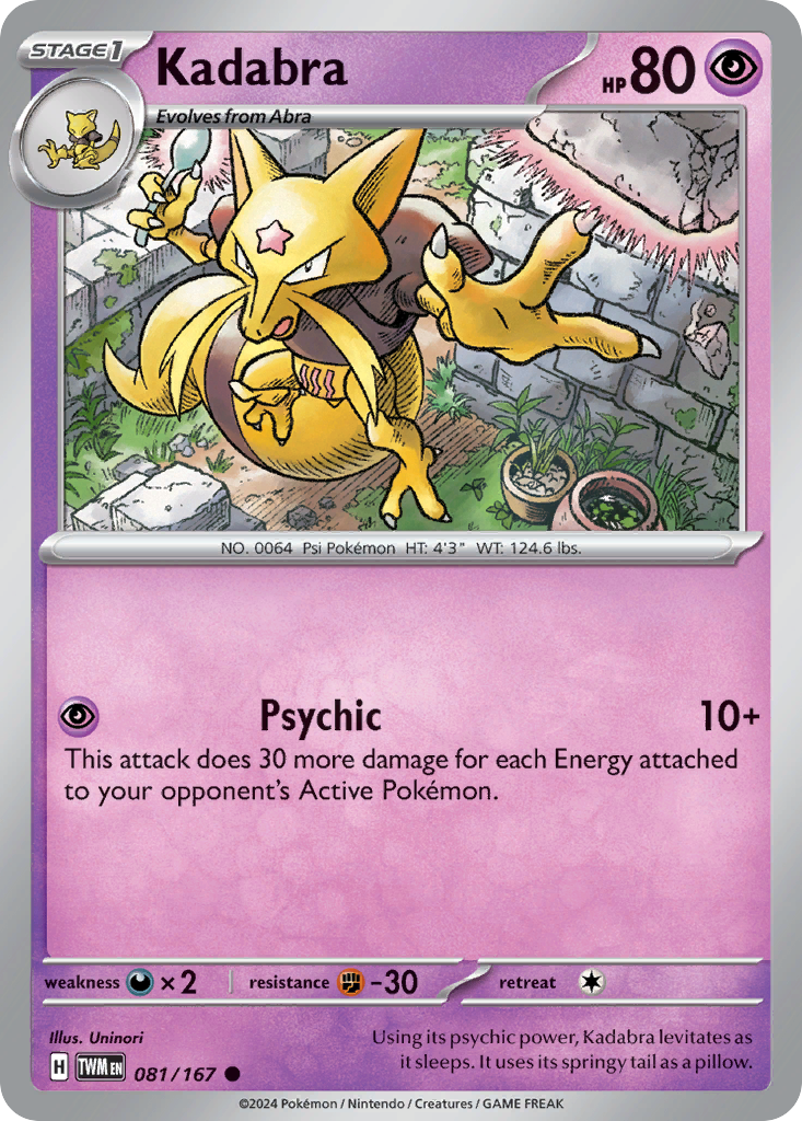 081/167 from Twilight Masquerade Common Pokemon Card