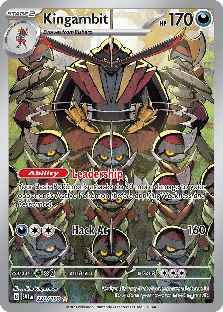 220/198 from Scarlet & Violet Illustration Rare Pokemon Card