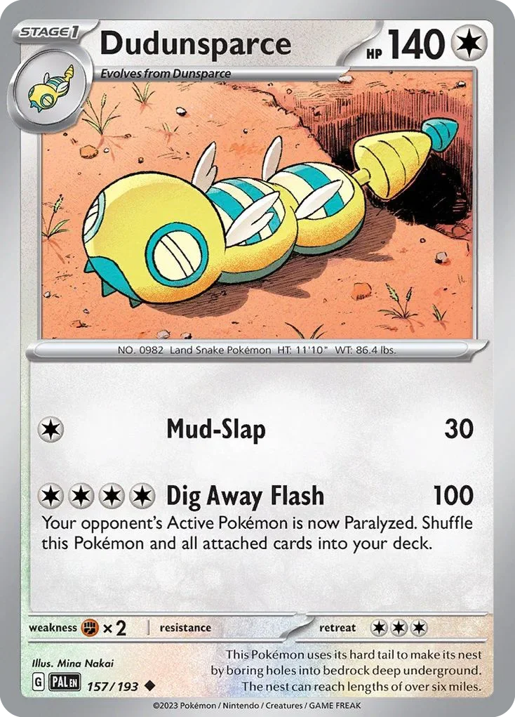 157/193 from Paldea Evolved Uncommon Pokemon Card