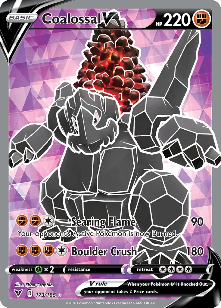 173/185 from Vivid Voltage Full Art Pokemon Card