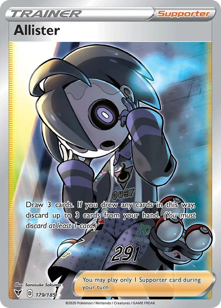 179/185 from Vivid Voltage Full Art Trainer Card