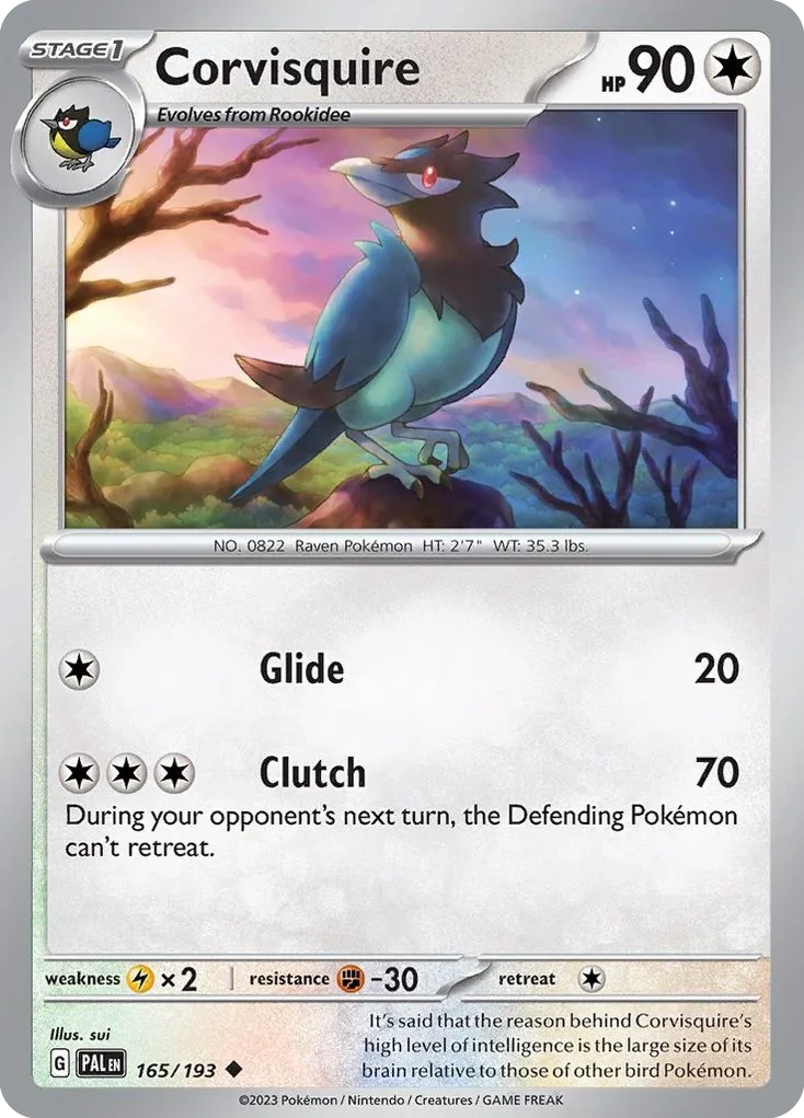 165/193 from Paldea Evolved Uncommon Pokemon Card