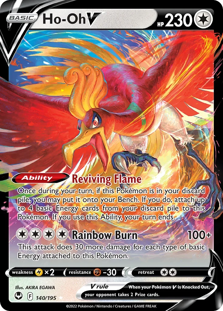 140/195 from Silver Tempest Ultra Rare Pokemon Card
