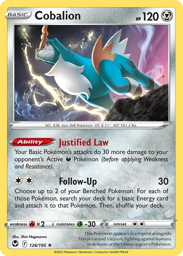 126/195 from Silver Tempest Rare Pokemon Card