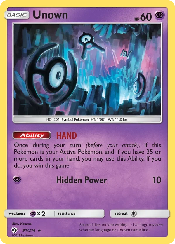 91/214 from Lost Thunder Rare Pokemon Card