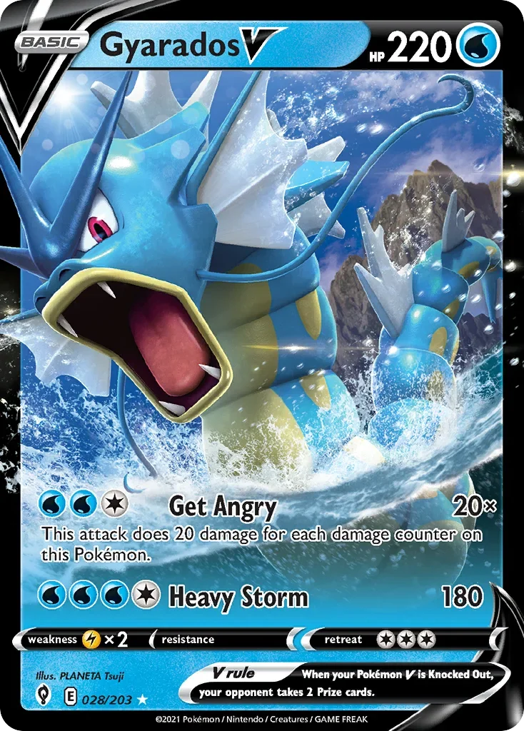 028/203 from Evolving Skies Ultra Rare Pokemon Card