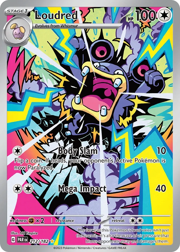212/182 from Paradox Rift Illustration Rare Pokemon Card