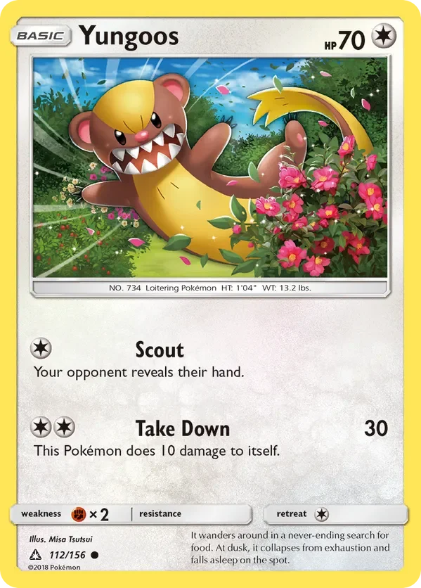 112/156 from Ultra Prism Common Pokemon Card