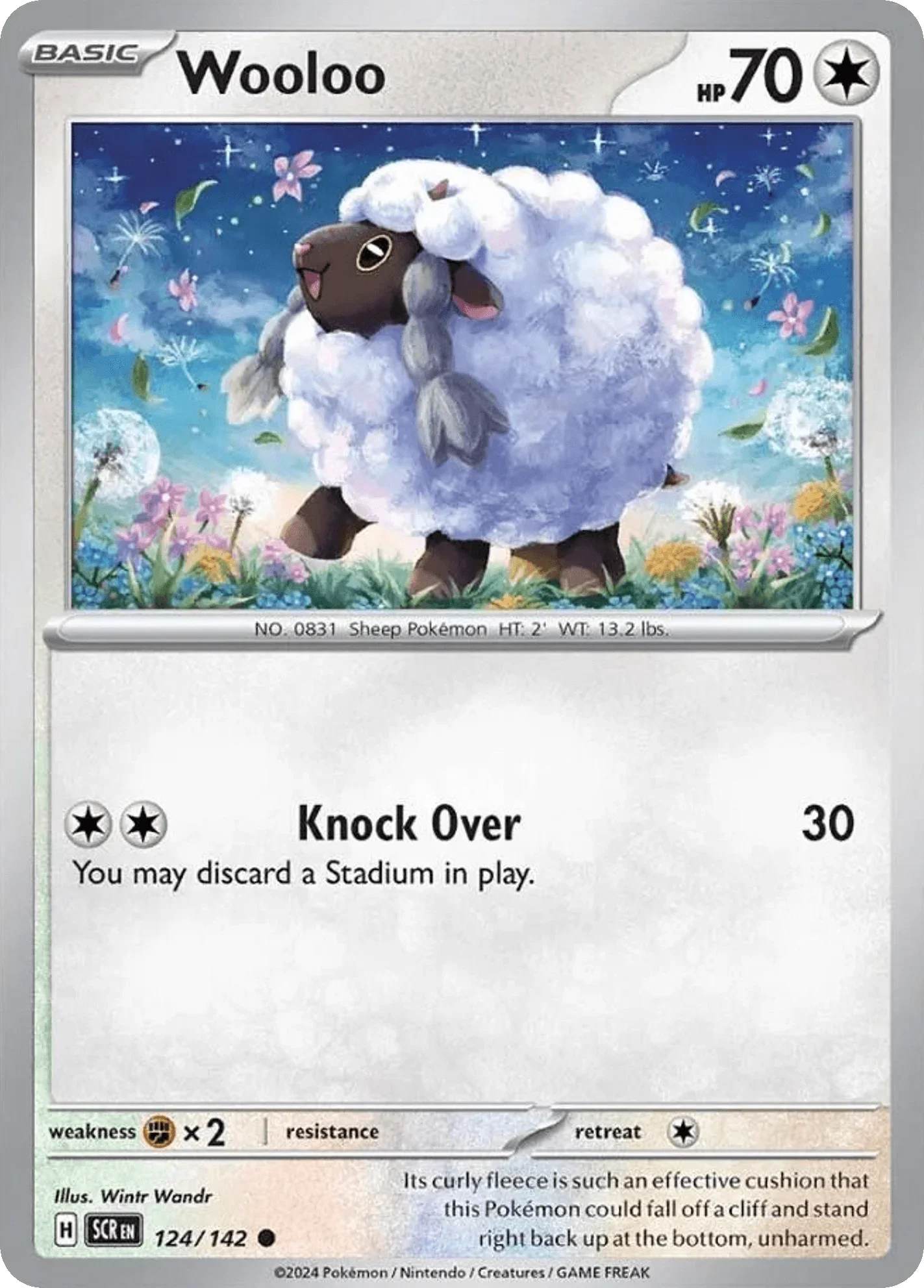 124/142 from Stellar Crown Card List Common Pokemon Card