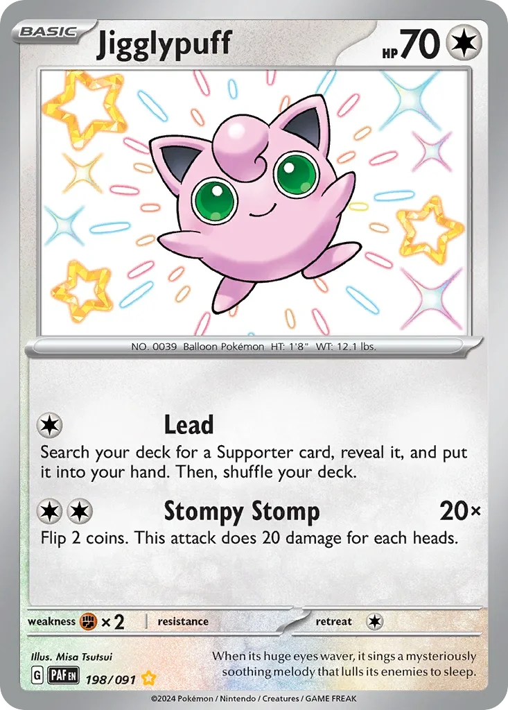 198/091 from Paldean Fates Shiny Rare Pokemon Card