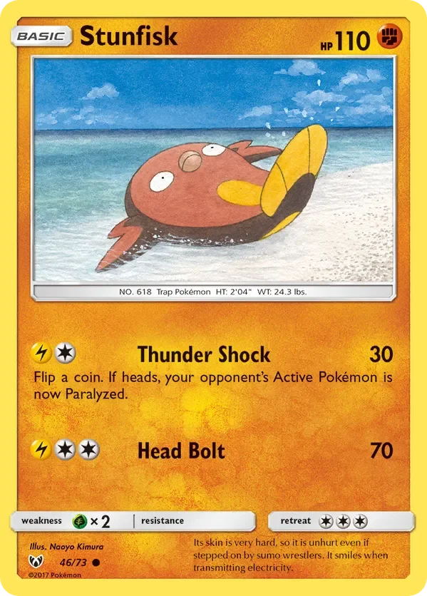 46/73 from Shining Legends Common Pokemon Card