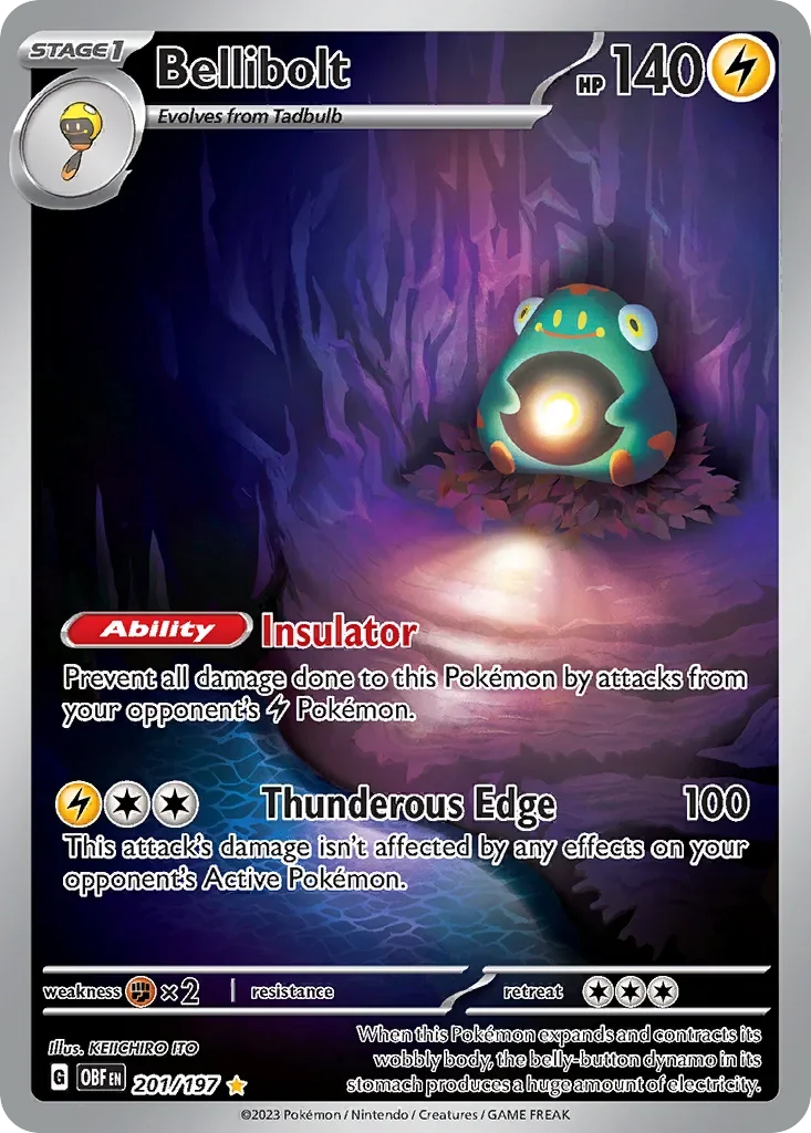 201/197 from Obsidian Flames Illustration Rare Pokemon Card