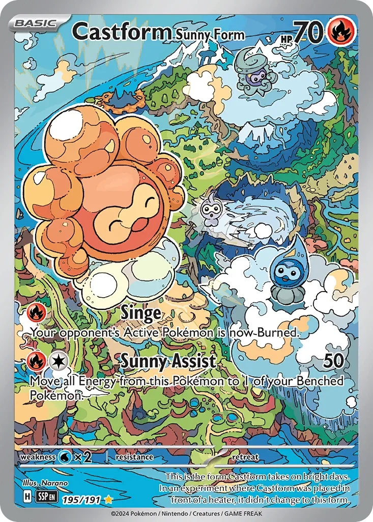 195/191 from Surging Sparks Card List Illustration Rare Pokemon Card