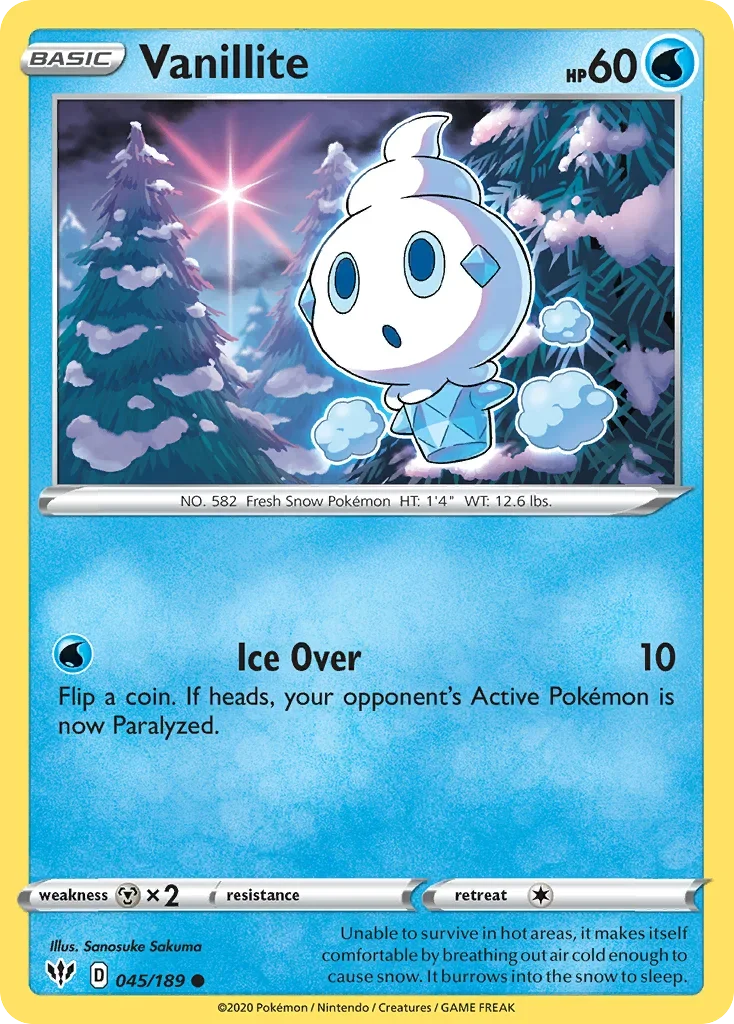 045/189 from Darkness Ablaze Common Pokemon Card
