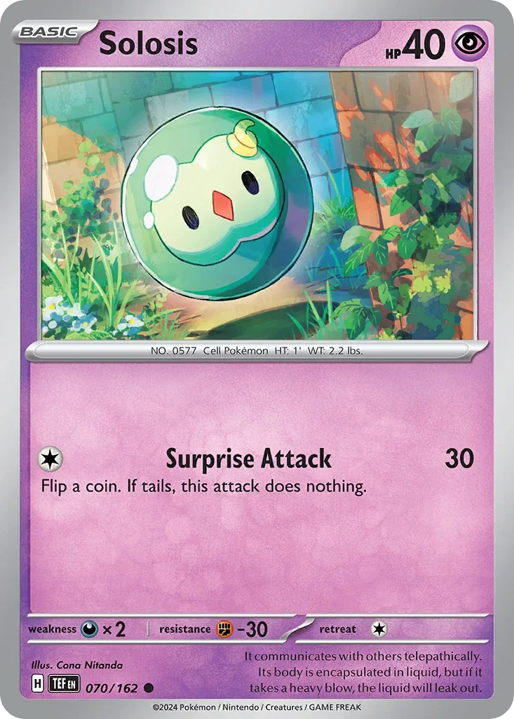 070/162 from Temporal Forces Common Pokemon Card