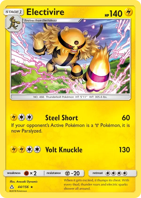 44/156 from Ultra Prism Rare Pokemon Card