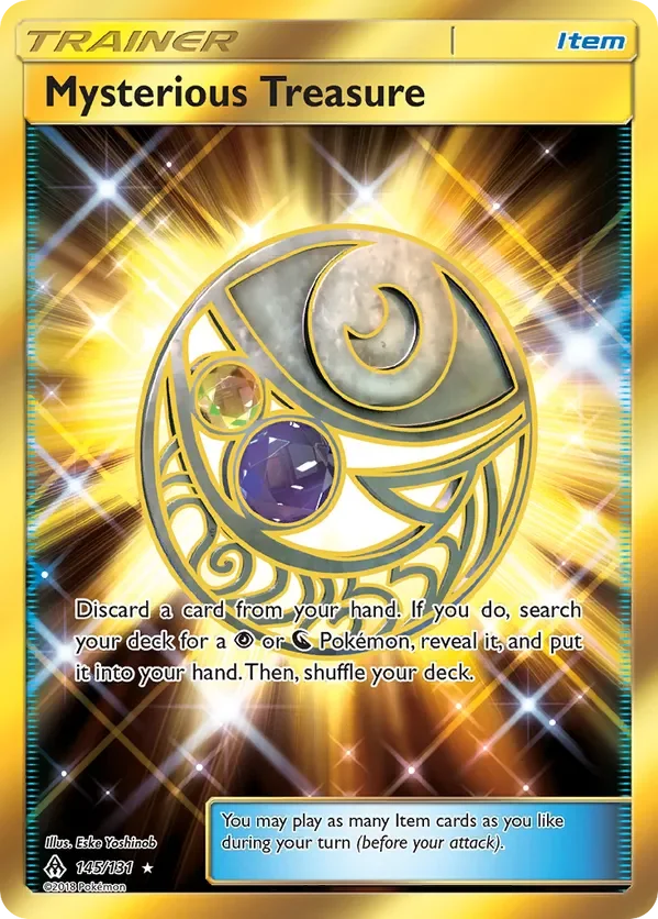 145/131 from Forbidden Light Gold Secret Rare Trainer Card