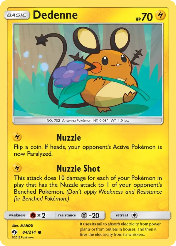 84/214 from Lost Thunder Common Pokemon Card