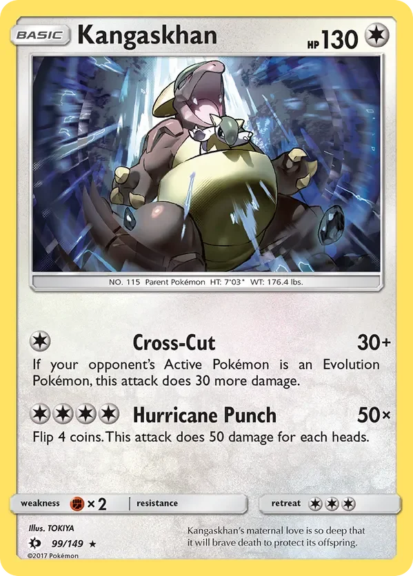 99/149 from Sun & Moon Base Holo Rare Pokemon Card