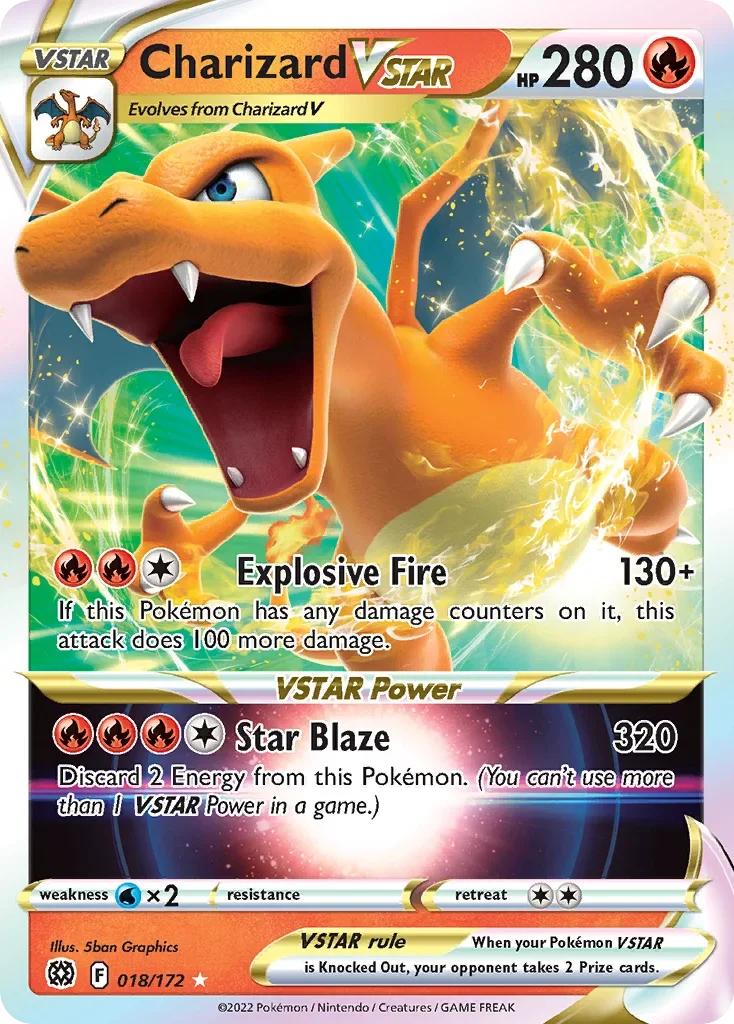 018/172 from Brilliant Stars Ultra Rare Pokemon Card