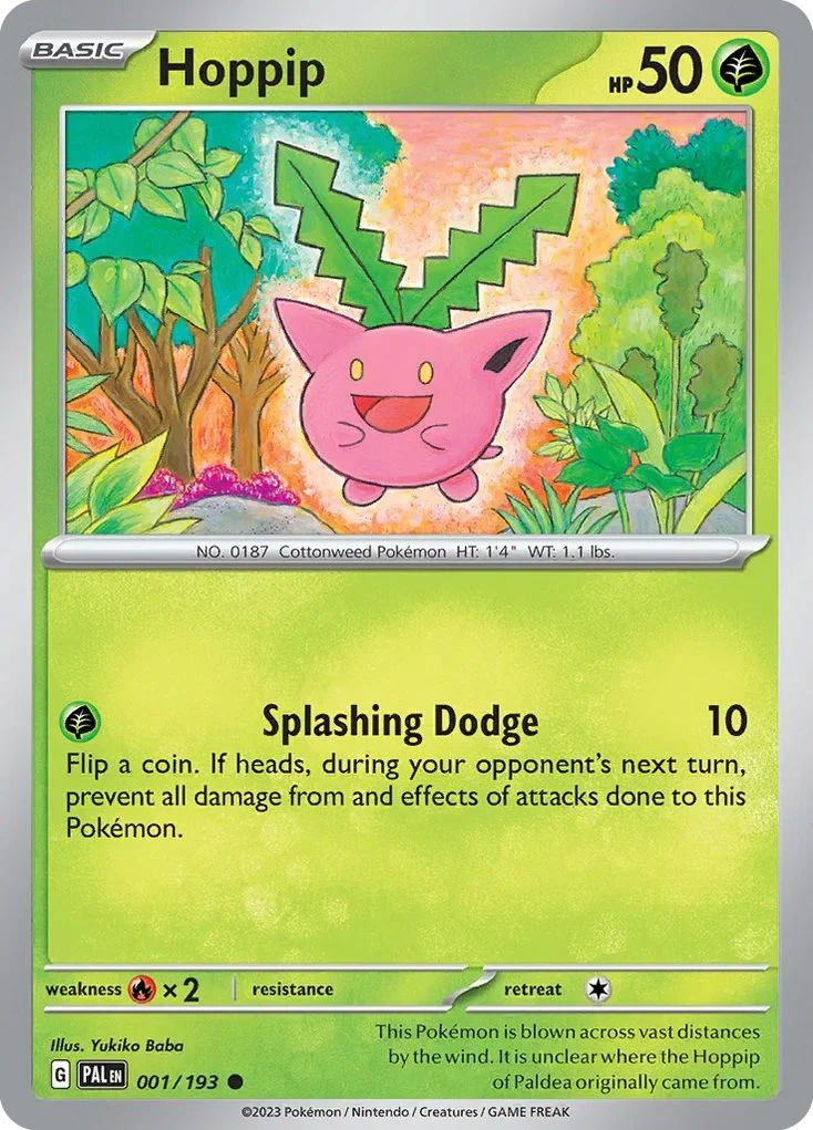 001/193 from Paldea Evolved Common Pokemon Card