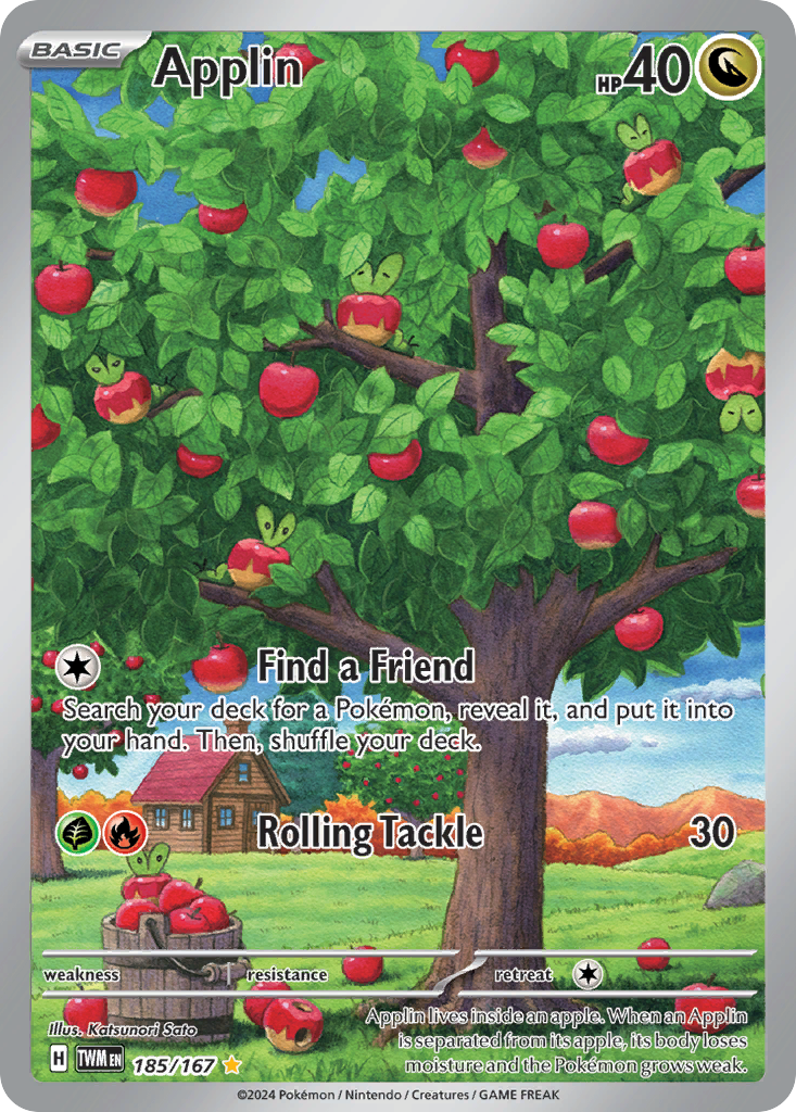 185/167 from Twilight Masquerade Illustration Rare Pokemon Card