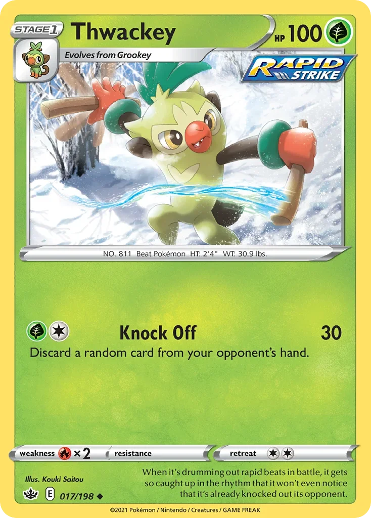 017/198 from Chilling Reign Uncommon Pokemon Card