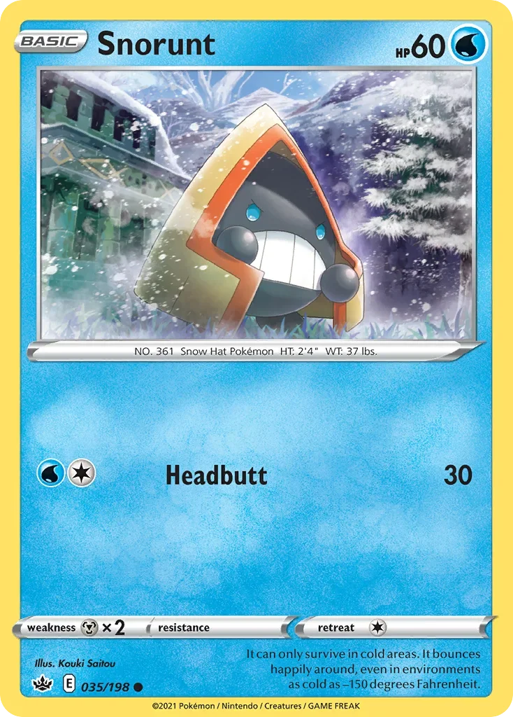 035/198 from Chilling Reign Common Pokemon Card