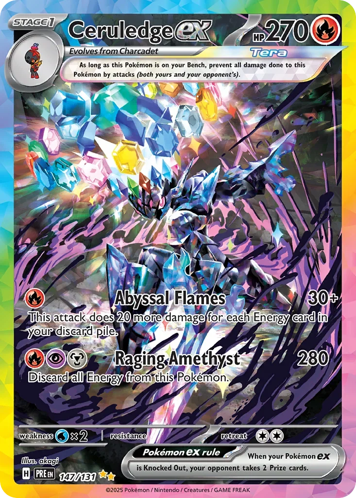 147/131 from Prismatic Evolutions Card List Special Illustration Rare Pokemon Card