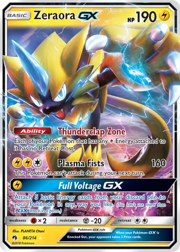 86/214 from Lost Thunder Ultra Rare Pokemon Card