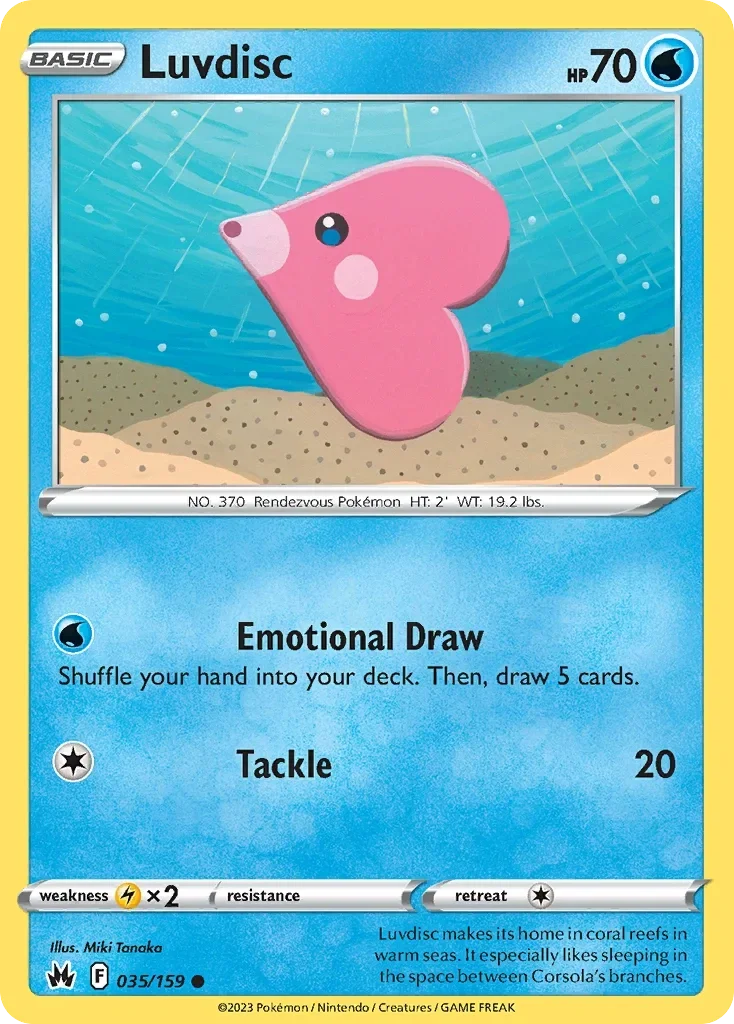035/159 from Crown Zenith Common Pokemon Card