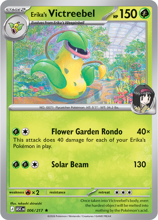 006/217 Erika's Victreebel from Ascended Heroes Rare
