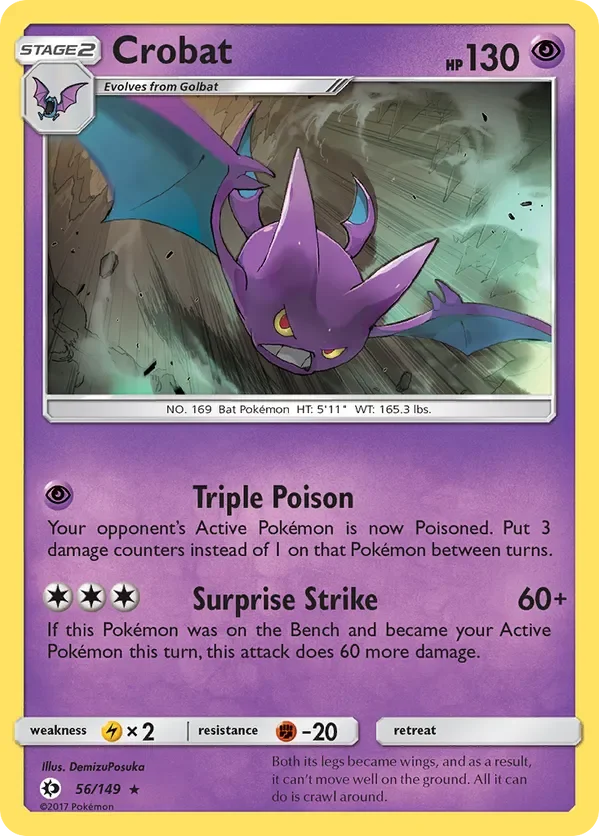56/149 from Sun & Moon Base Holo Rare Pokemon Card