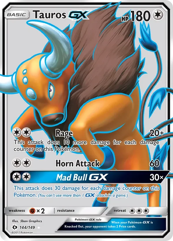 144/149 from Sun & Moon Base Full Art Pokemon Card
