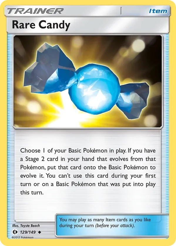 129/149 from Sun & Moon Base Uncommon Trainer Card