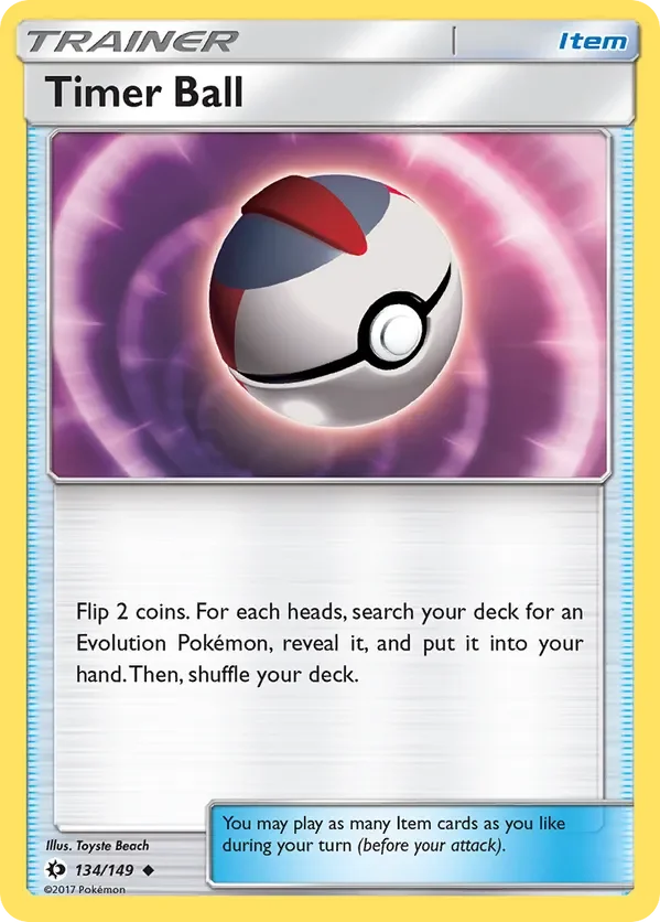134/149 from Sun & Moon Base Uncommon Trainer Card