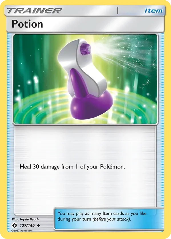 127/149 from Sun & Moon Base Uncommon Trainer Card