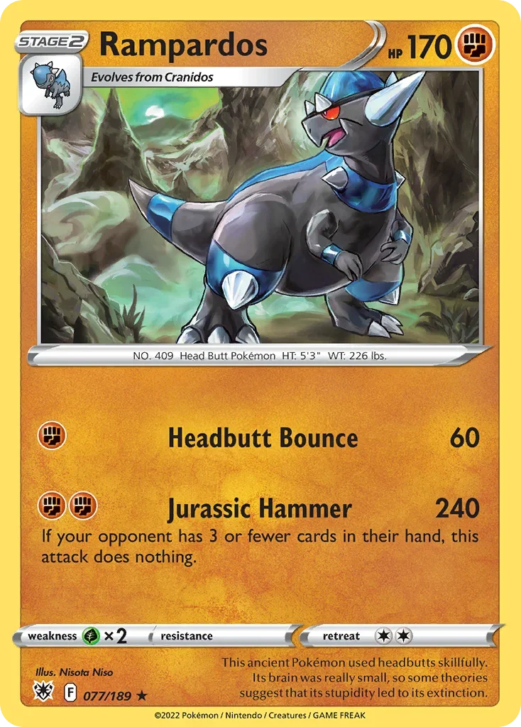 077/189 from Astral Radiance Holo Rare Pokemon Card