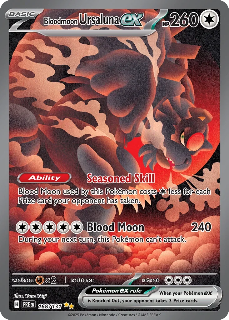 168/131 from Prismatic Evolutions Card List Special Illustration Rare Pokemon Card