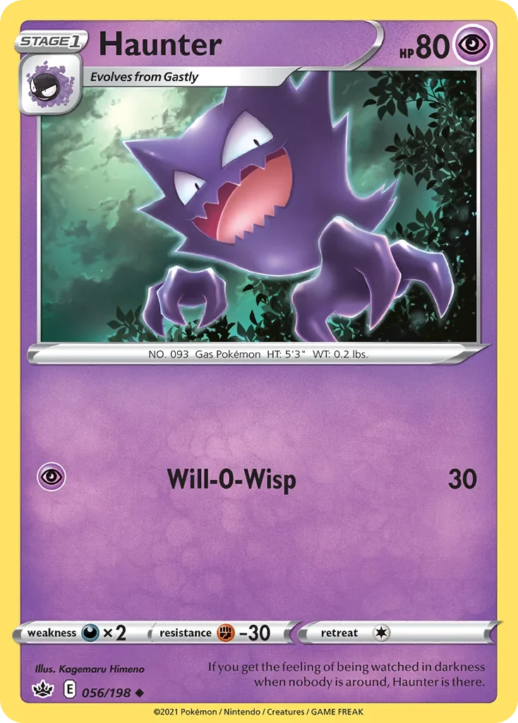 056/198 from Chilling Reign Uncommon Pokemon Card