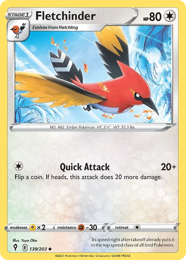 139/203 from Evolving Skies Uncommon Pokemon Card