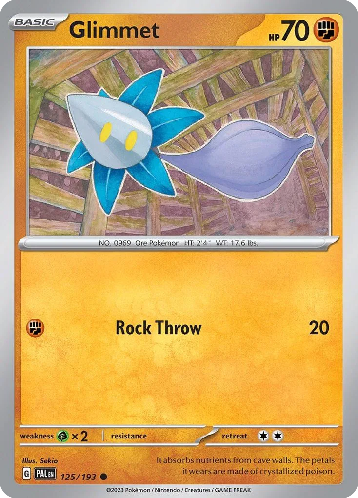 125/193 from Paldea Evolved Common Pokemon Card