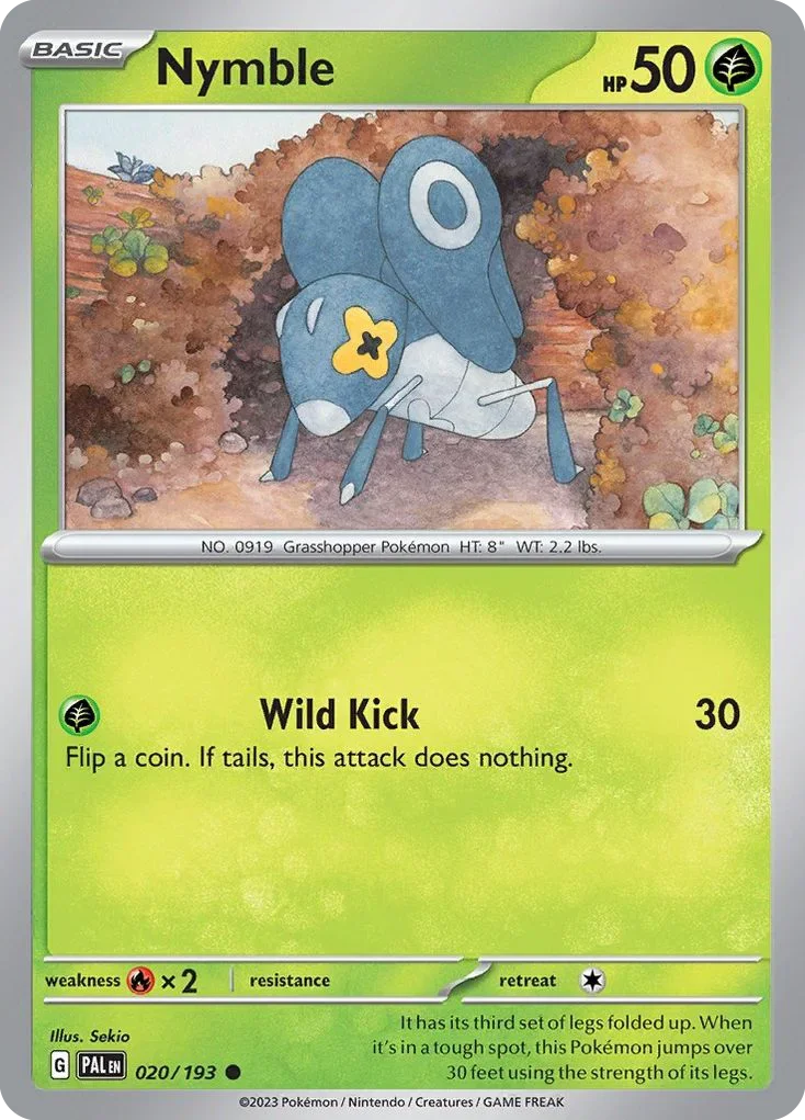 020/193 from Paldea Evolved Common Pokemon Card
